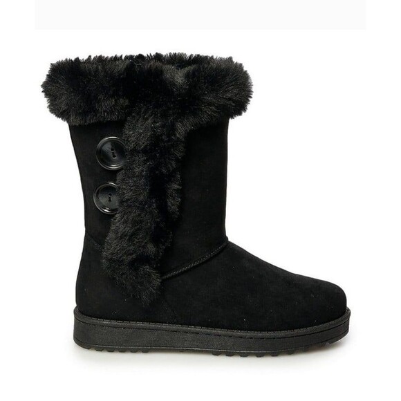 SO Abigail Faux-Fur winter boots Size 9.5  Color: Chestnut - Picture 5 of 8